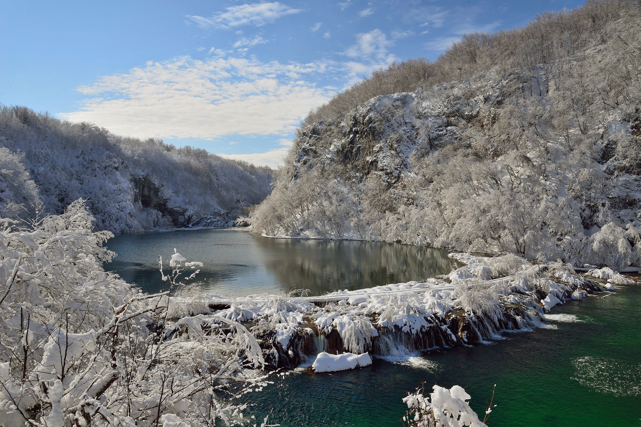 Winter Snowshoeing at Plitvice Lakes - photo 3