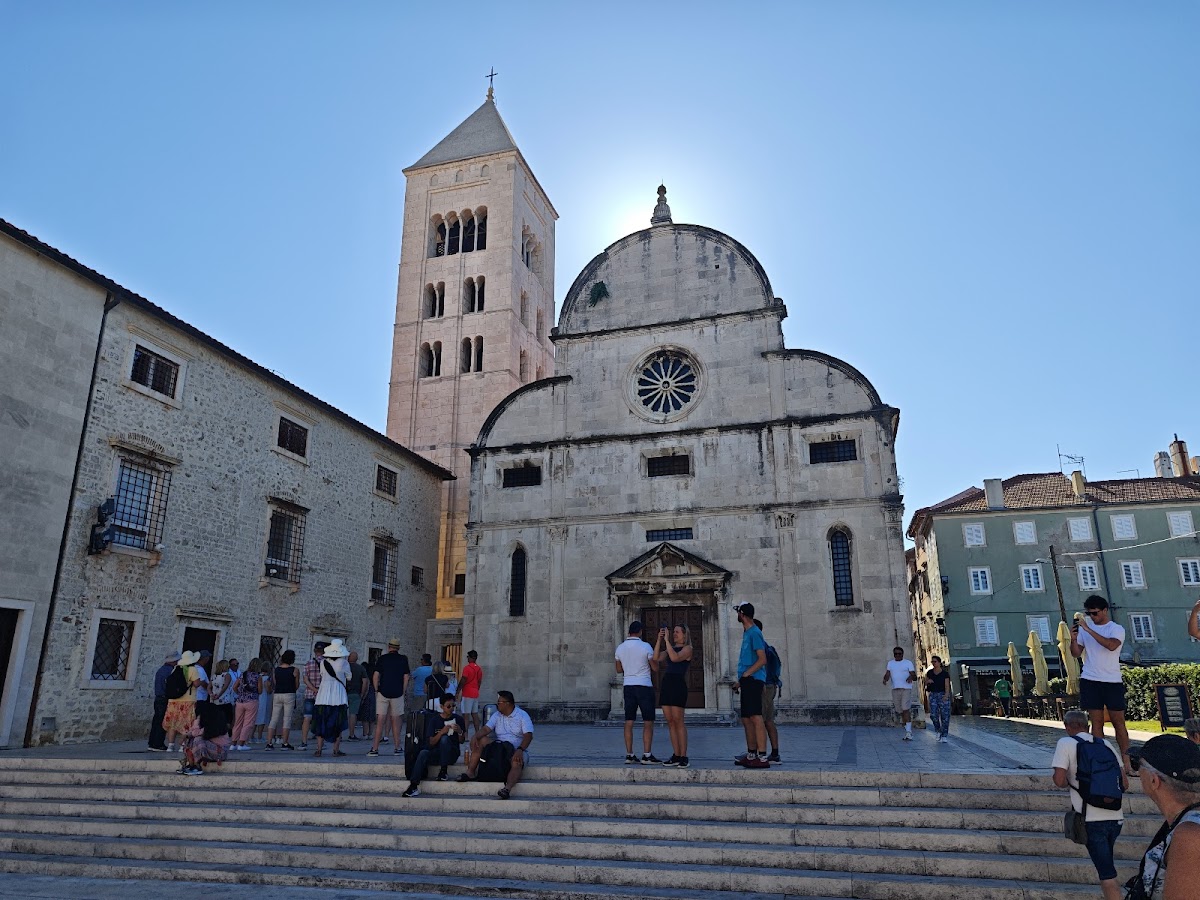 Zadar old town with historic streets and architecture