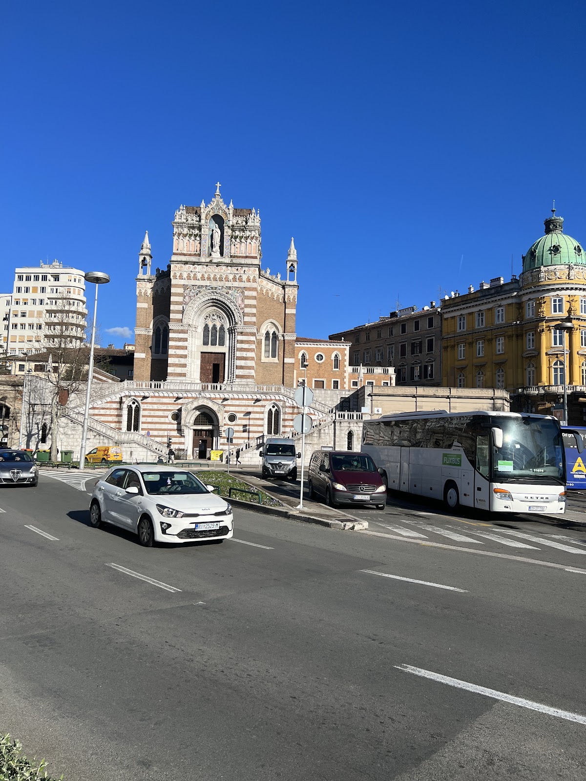 Intercity bus for public transportation in Croatia