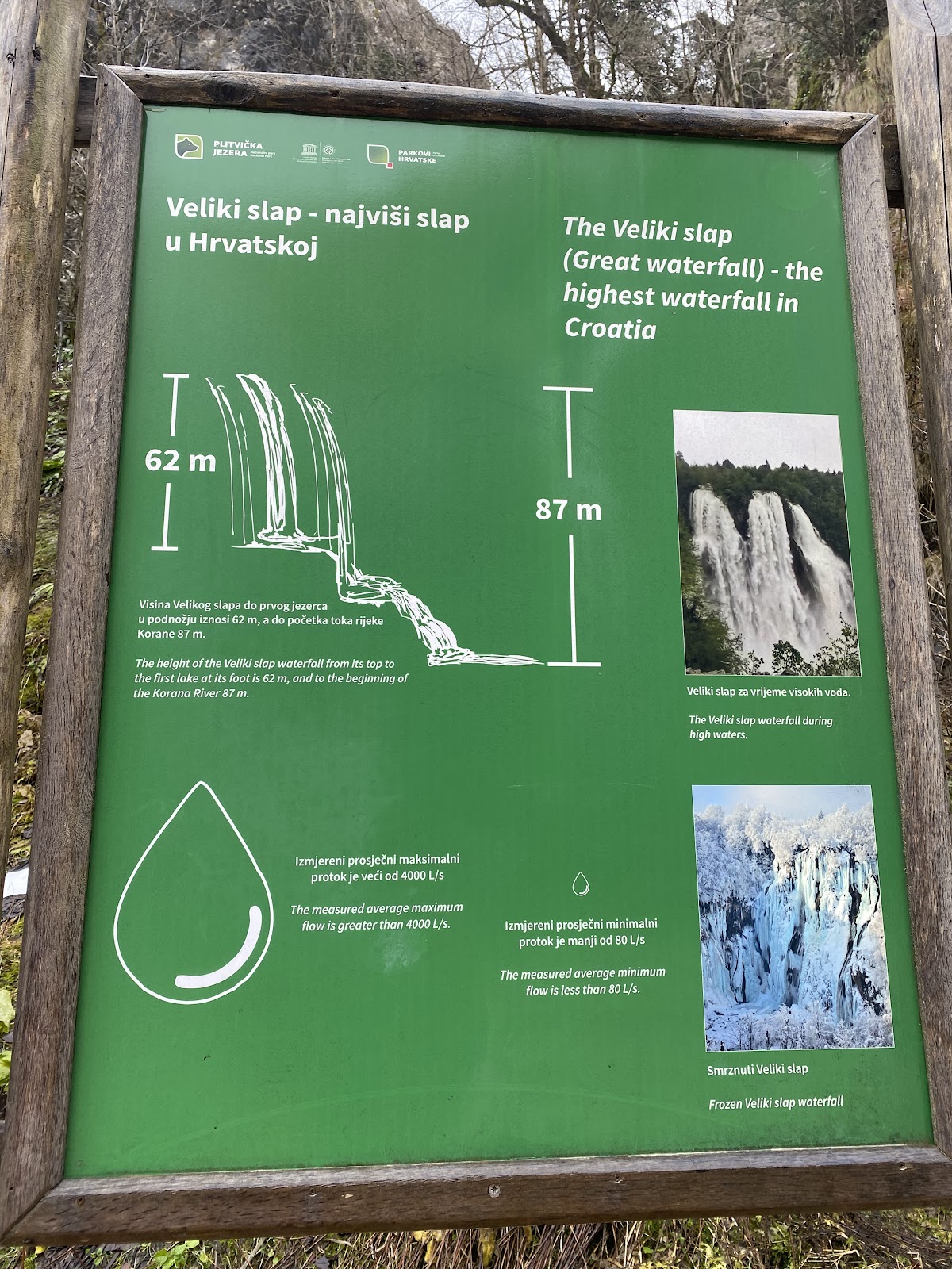 Close-up of crystal clear waterfall cascading over rocks